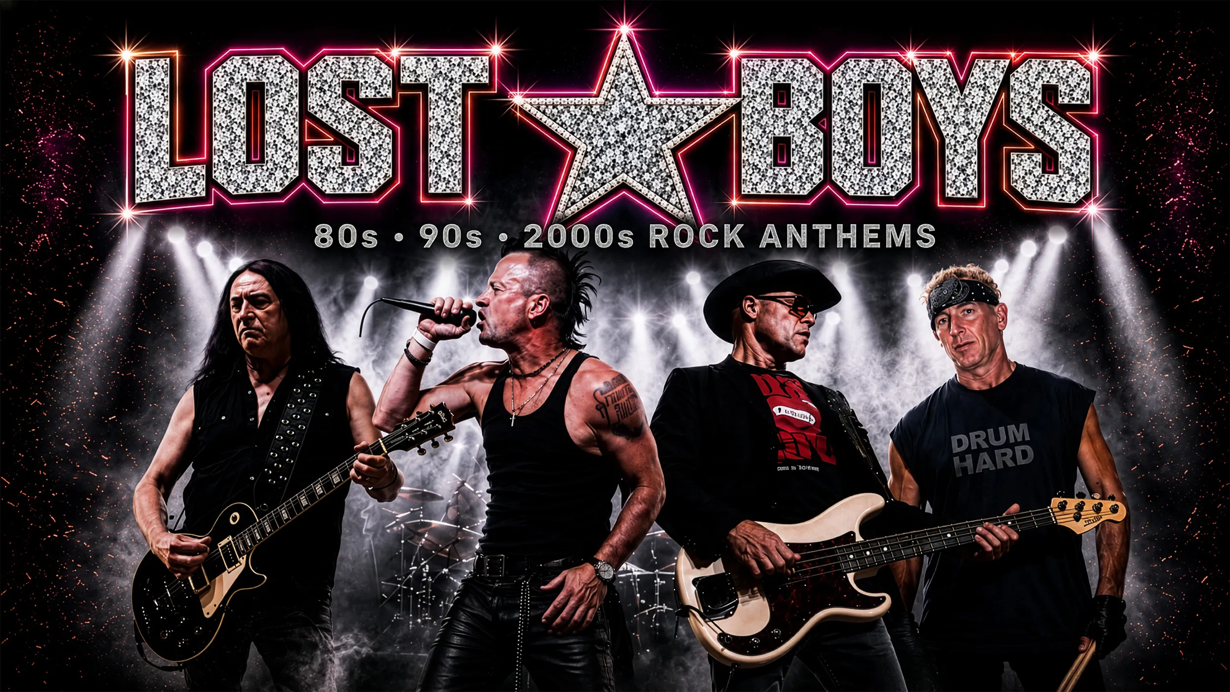 Lost Boys 80s, 90s, and 2000s rock band